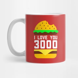 Cheeseburger I Love You 3000 Mug